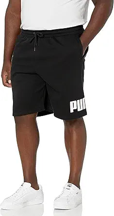 PUMA Men's Big Fleece Logo 10in Shorts for Ultimate Comfort