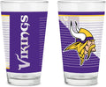 NFL Football Main 16 oz Pint Glasses Set for True Fans