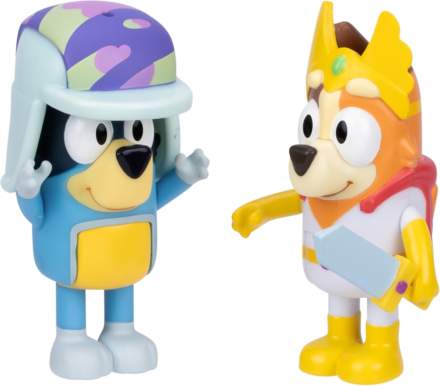 Bluey Fairytale 2-Pack Figures - Chilli & Bandit, Recreate Episode Moments