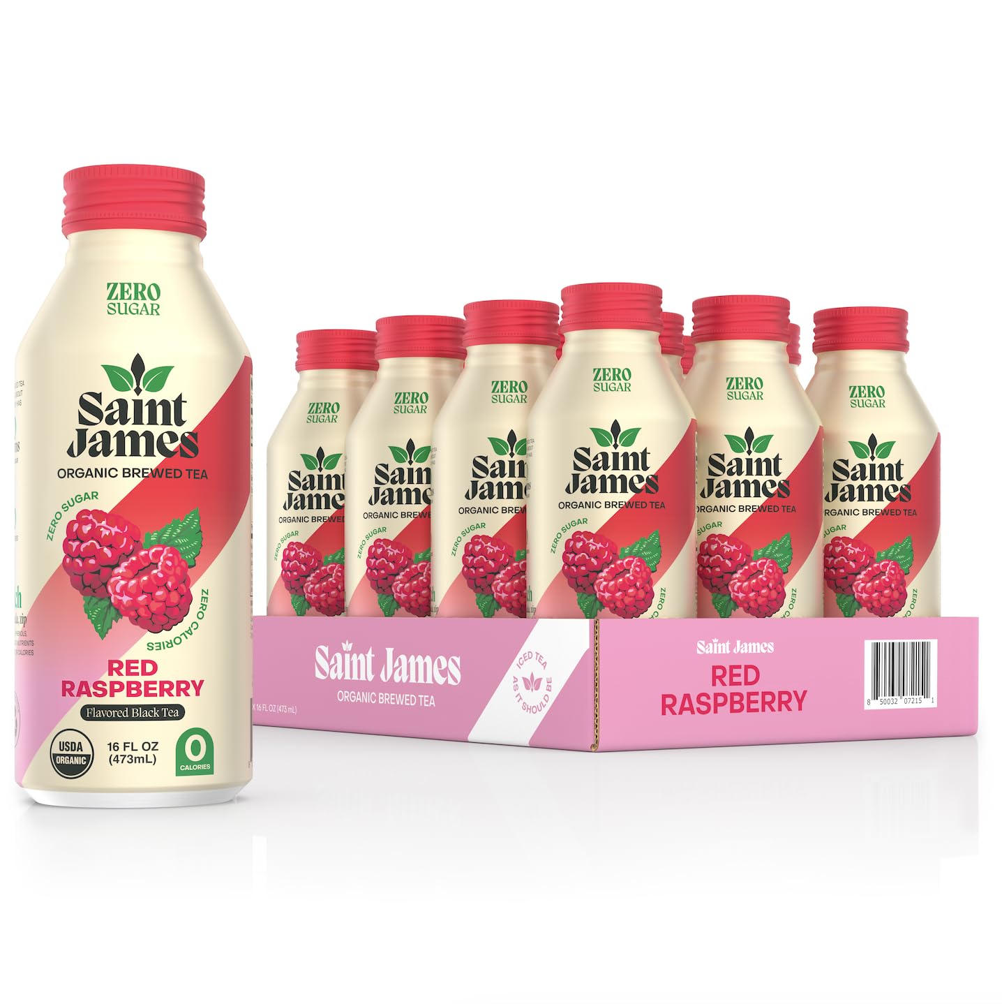 Saint James Iced Tea - Organic Black Tea with Fruity Flavor