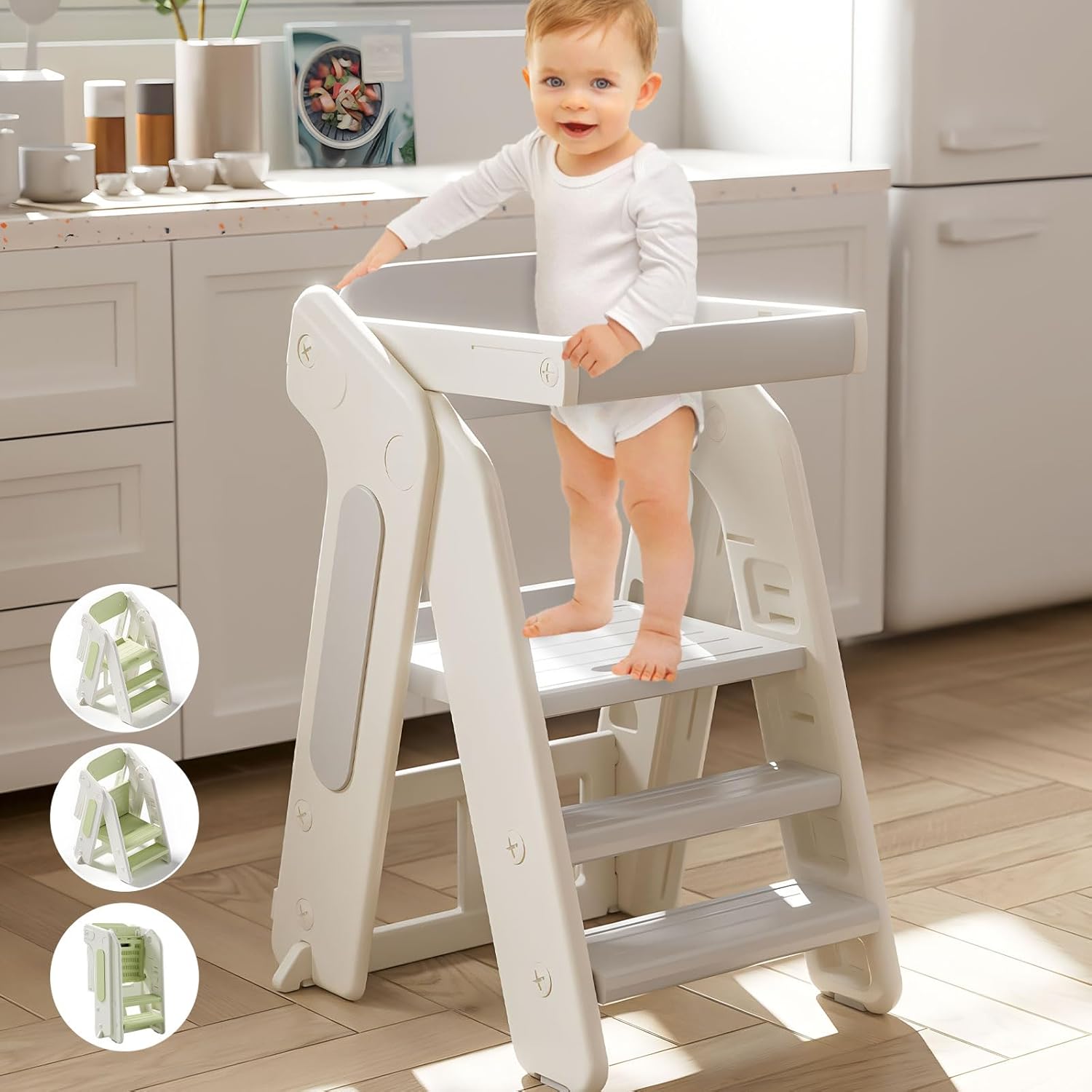 Toddler Tower Kitchen Stool Helper for Kids Cooking and Fun
