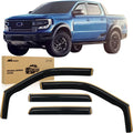 Nilight In-Channel Rain Guards for Ford F150 Super Crew 2015-2023