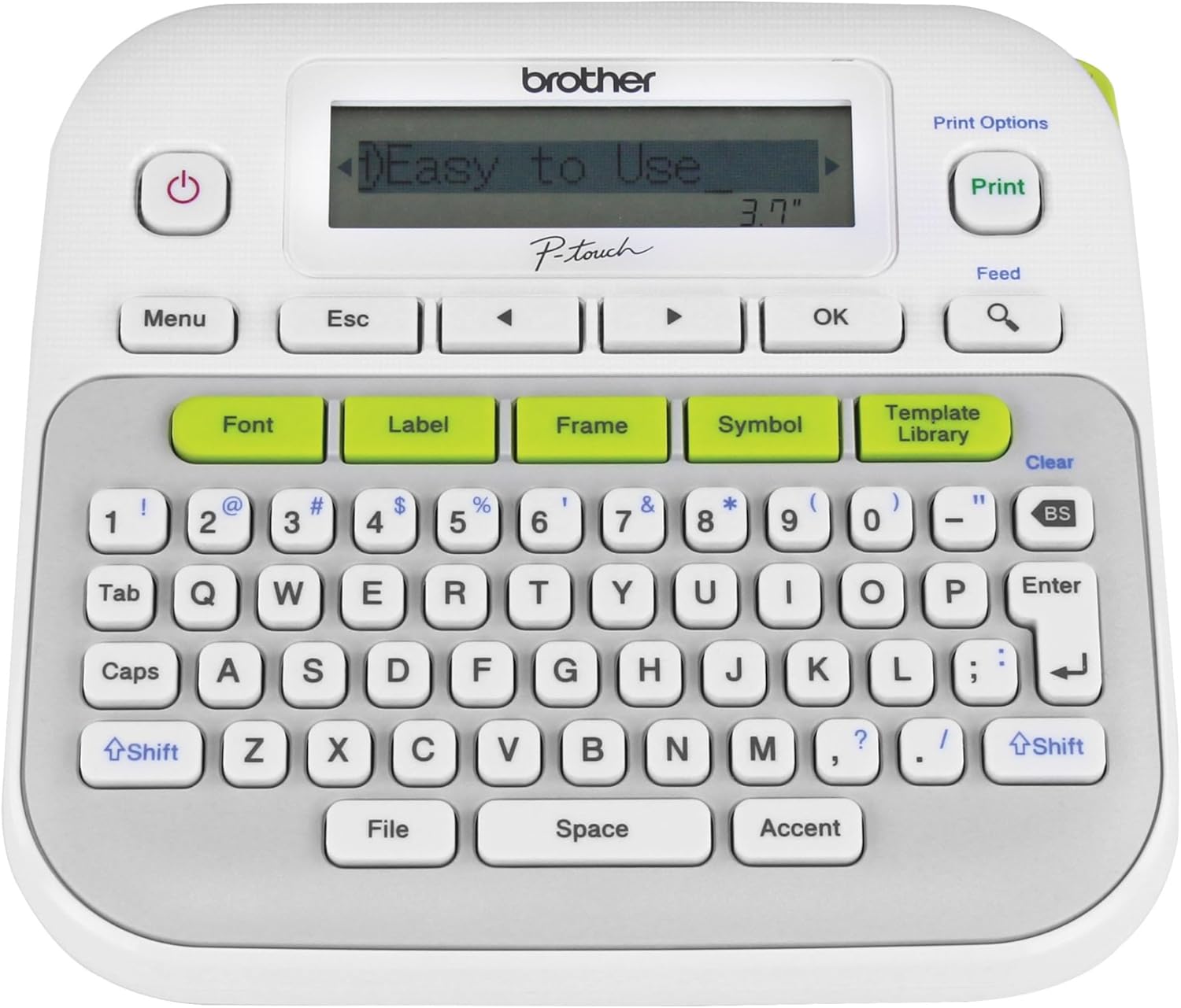 Brother P-touch PTD210 Label Maker: Easy One-Touch Design