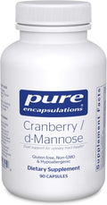 Cranberry D-Mannose Urinary Support Capsules - Concentrated Formula