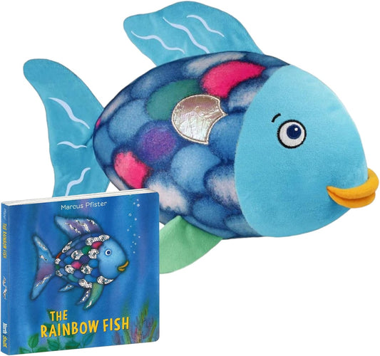 YOTTOY Rainbow Fish Plush: Magical Gift Set