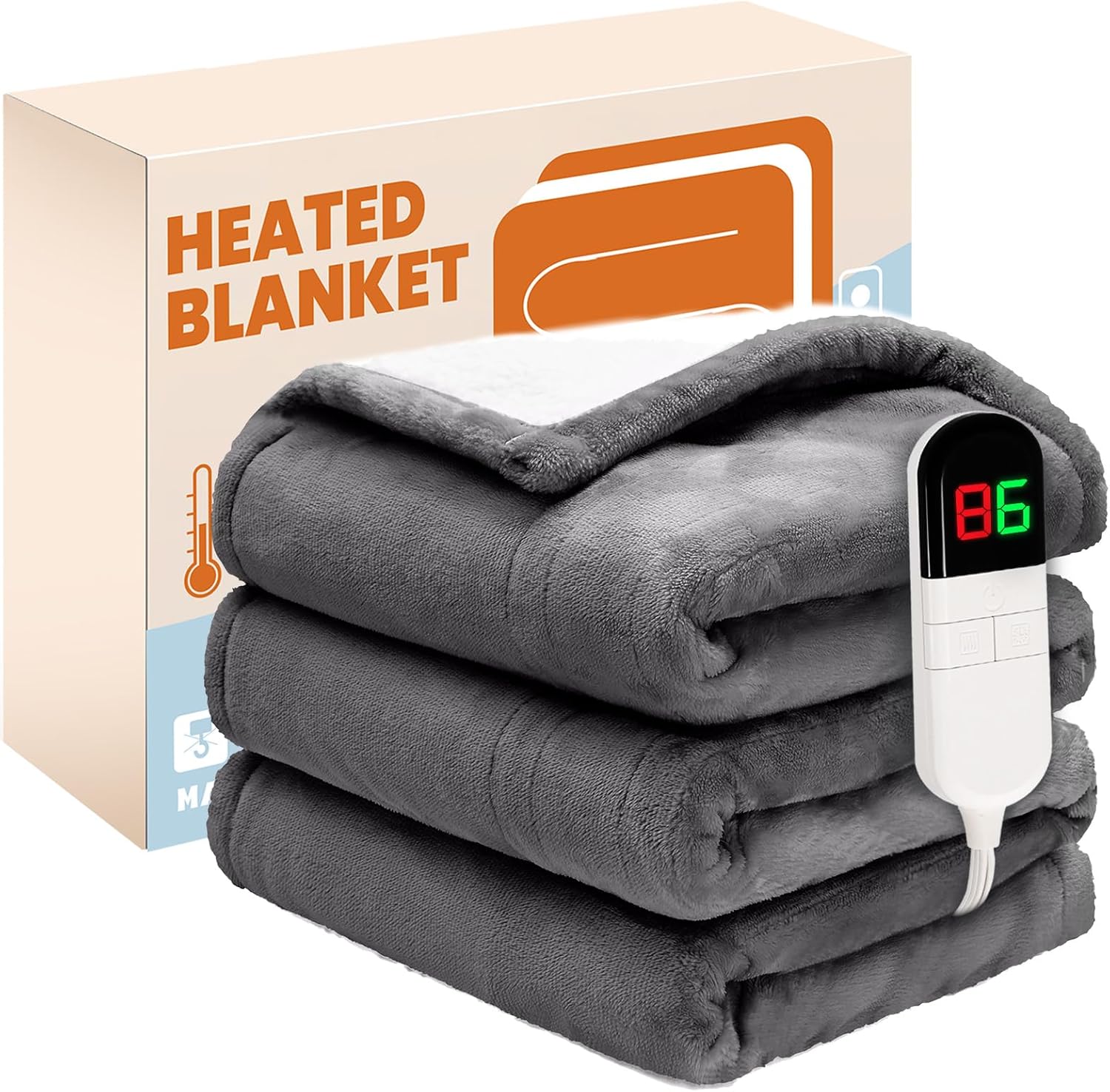 Electric Heated Blanket for Cozy Warmth and Comfort
