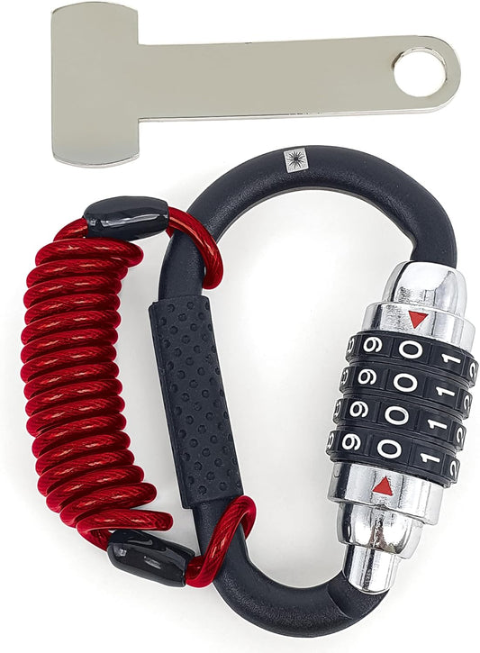 KRASER Motorcycle Helmet Lock, Anti-Theft Security