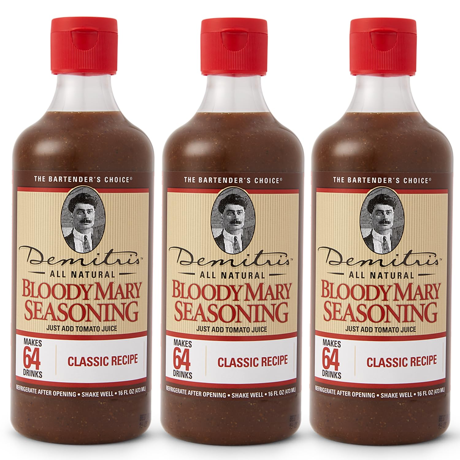 Demitri's Bloody Mary Seasoning Classic Recipe for Perfect Cocktails