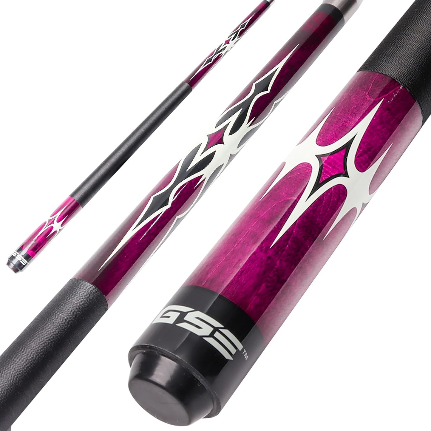58in Canadian Maple Hardwood Pool Cue Sticks for All Players