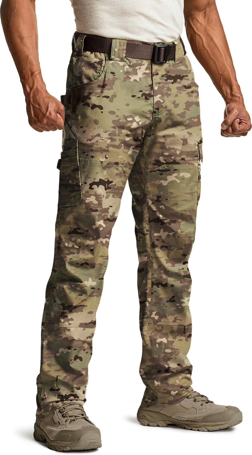 CQR Men's Quick Dry Work Pants for Tactical Outdoor Activities