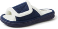 Dearfoams Women's Adjustable Memory Foam Slide Slipper (Style V5QL)
