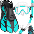 Snorkeling Gear for Adults 4-in-1 Snorkel Set - Travel Ready Packages