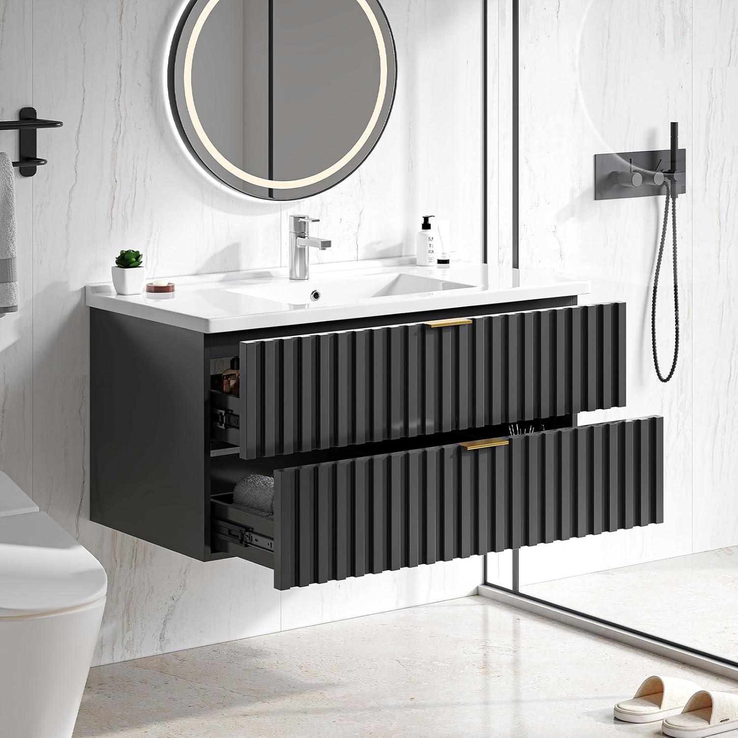 36 Inch Bathroom Vanity with Sink Combo for Modern Spaces