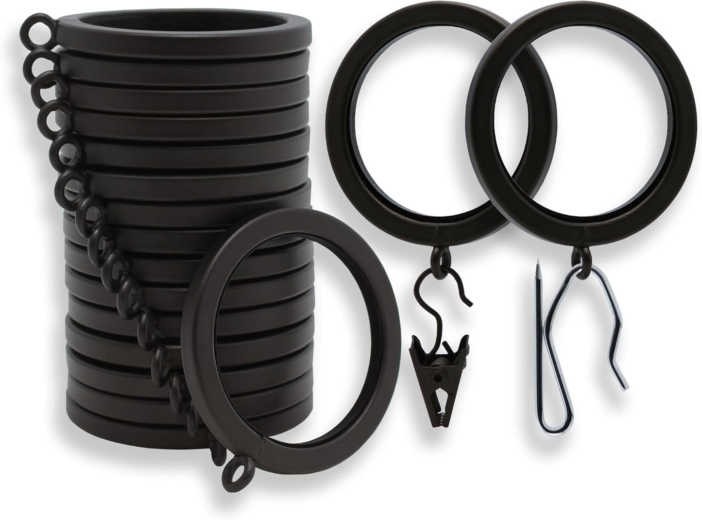 BlastHome Luxury Curtain Rings for Stylish Home Decor