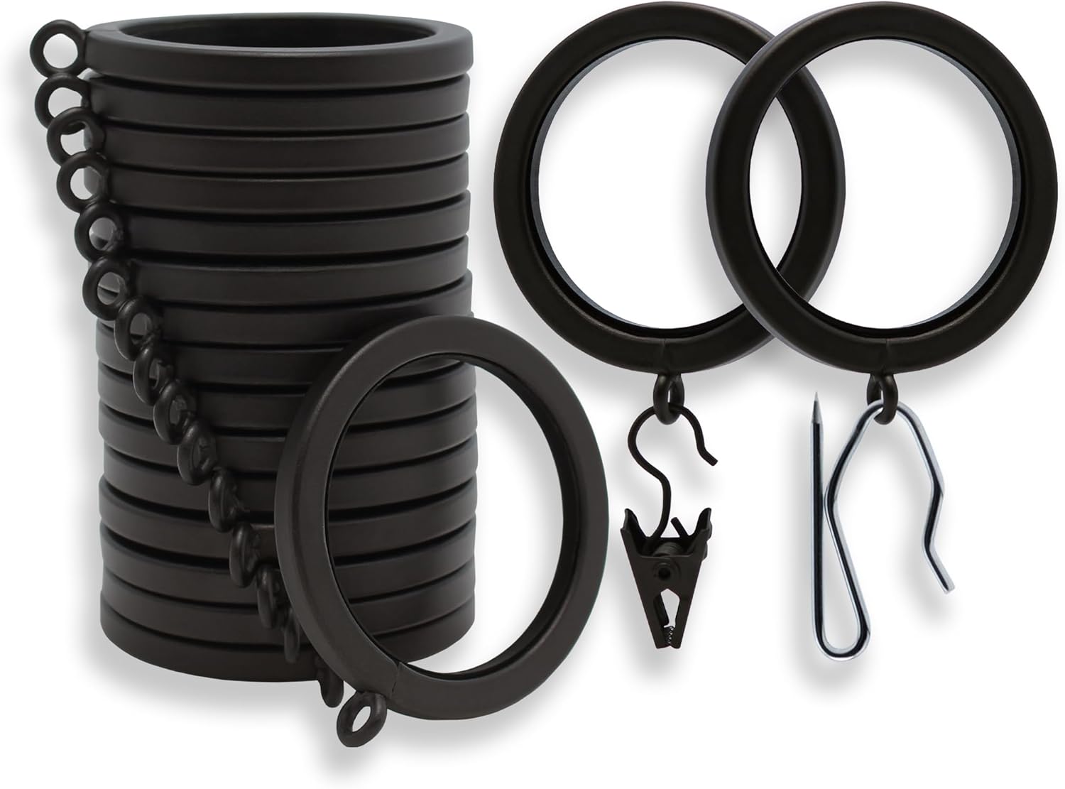 BlastHome Luxury Curtain Rings for Stylish Home Decor