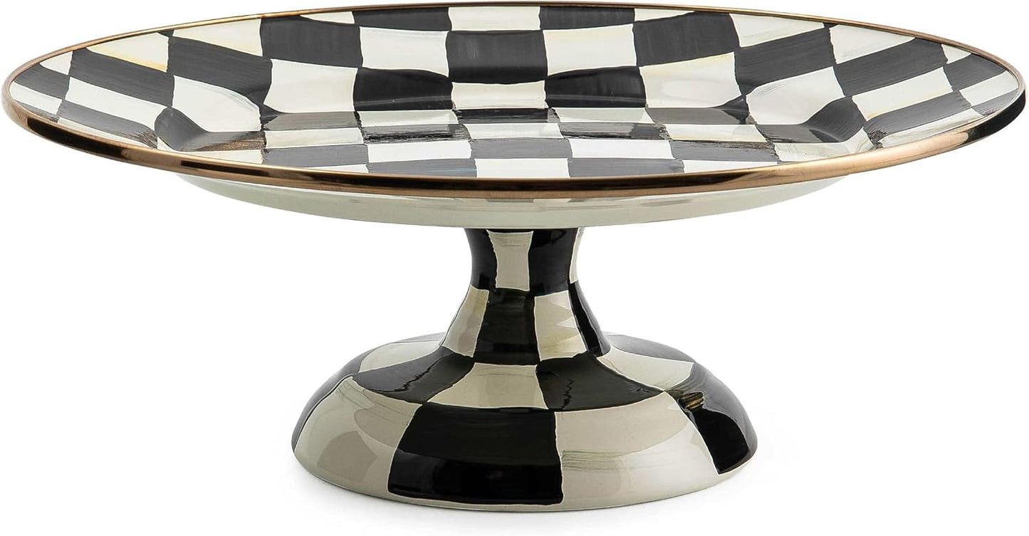 MACKENZIE-CHILDS Enamel Pedestal Serving Platter Review