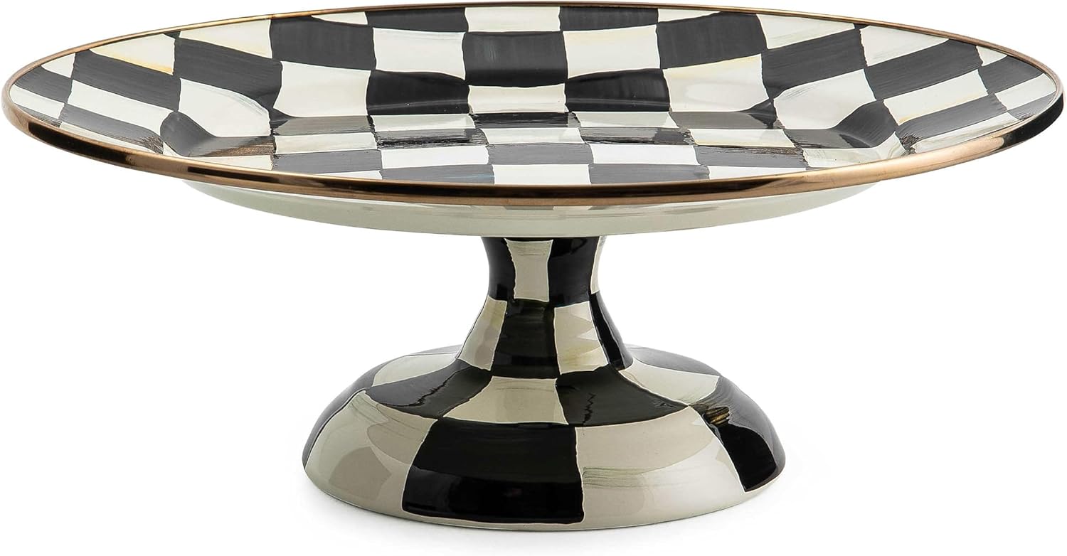 MACKENZIE-CHILDS Enamel Pedestal Serving Platter Review