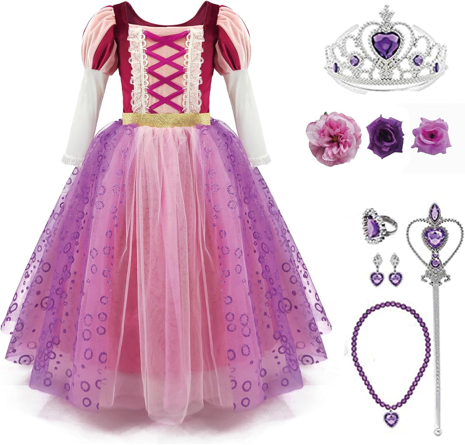 TYHTYM Princess Costumes for Little Girls - Perfect Dress Up Fun