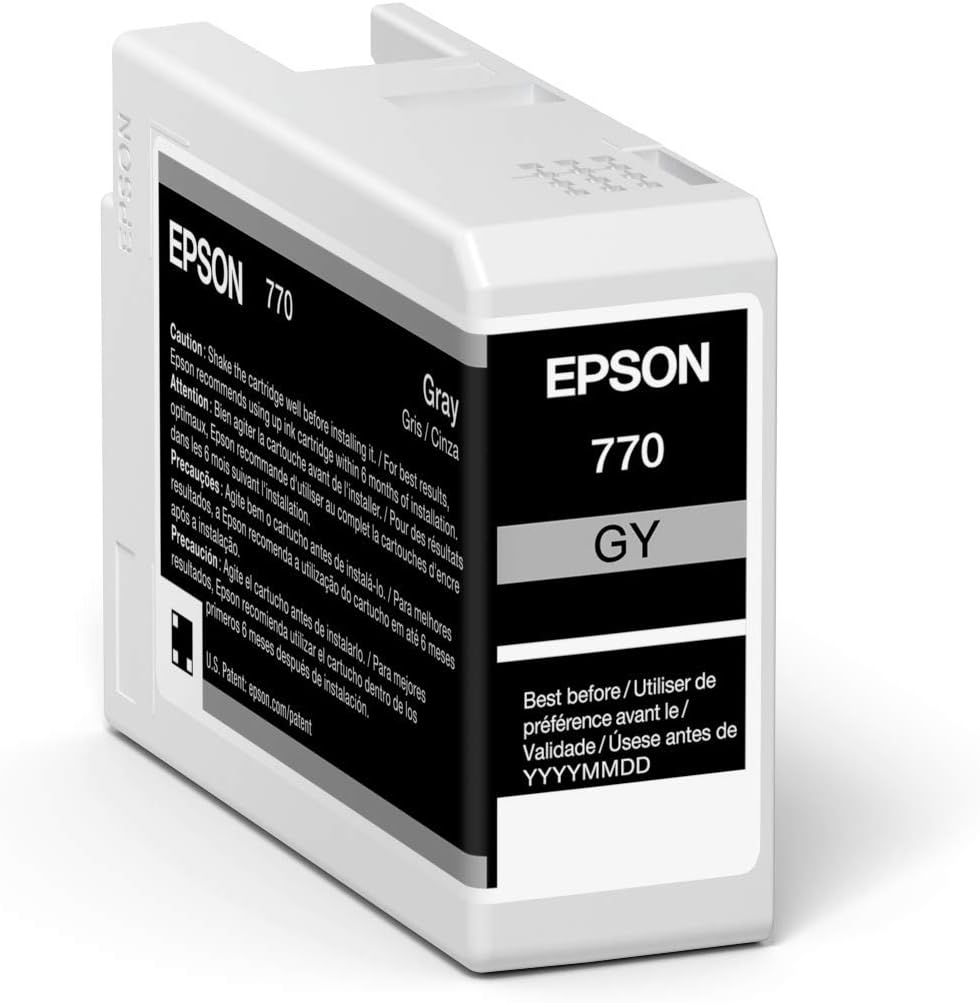 Epson Ultrachrome PRO10 Ink Yellow and Gray for Stunning Prints