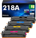 218A Toner Cartridges 4 Pack with Chip - High Yield Replacement