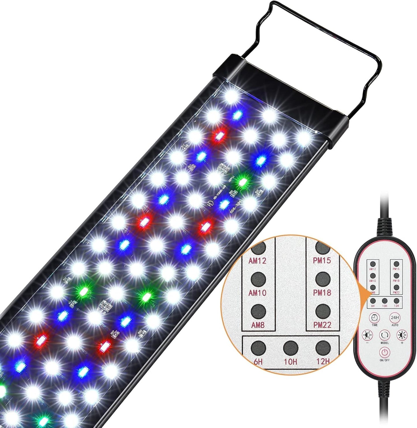 Aquarium Light with 24/7 Natural Mode and Adjustable Timer