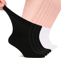 Diabetic Socks for Men, Loose Ankle Rayon Bamboo - 4 Pack