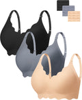 Seamless Bras Women Jelly Push Up Wireless Bralette - Soft Support