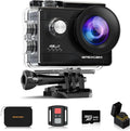 Apexcam Action Camera 4K - Compact Sports Camera with Waterproof Case