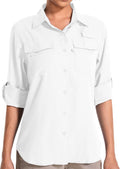 Women's Long Sleeve Safari Shirt with UPF 50 for Outdoor Adventures