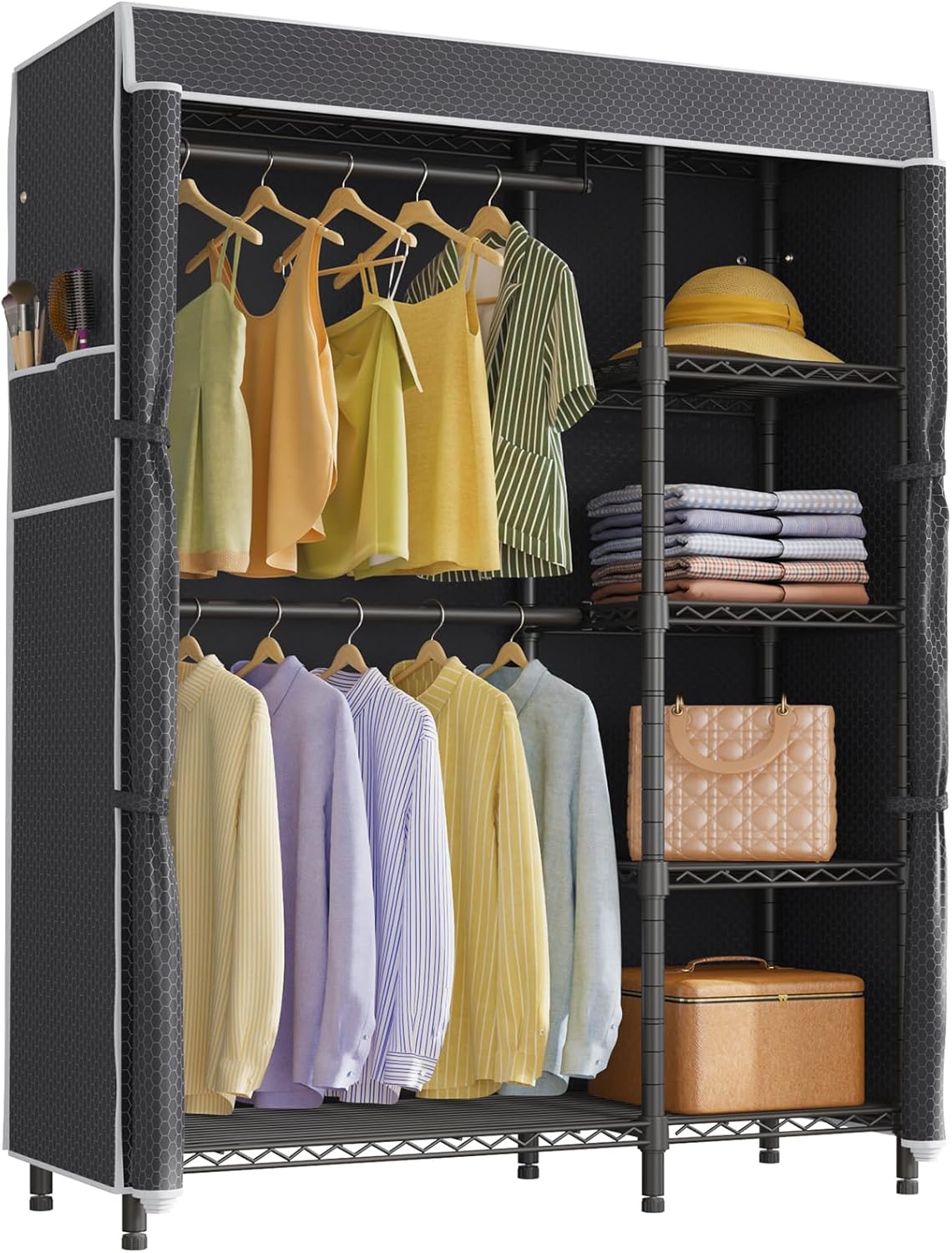 VIPEK V7C Garment Racks with Cover for Heavy Duty Storage