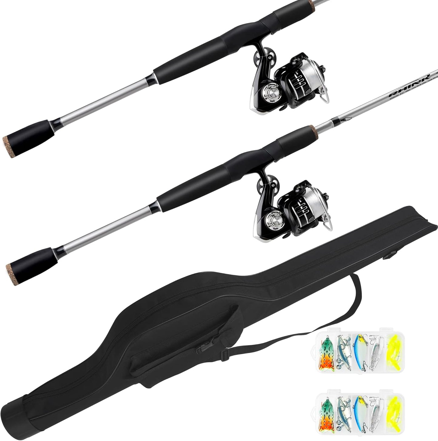 Portable Fishing Rod Combo Set - RHINR
