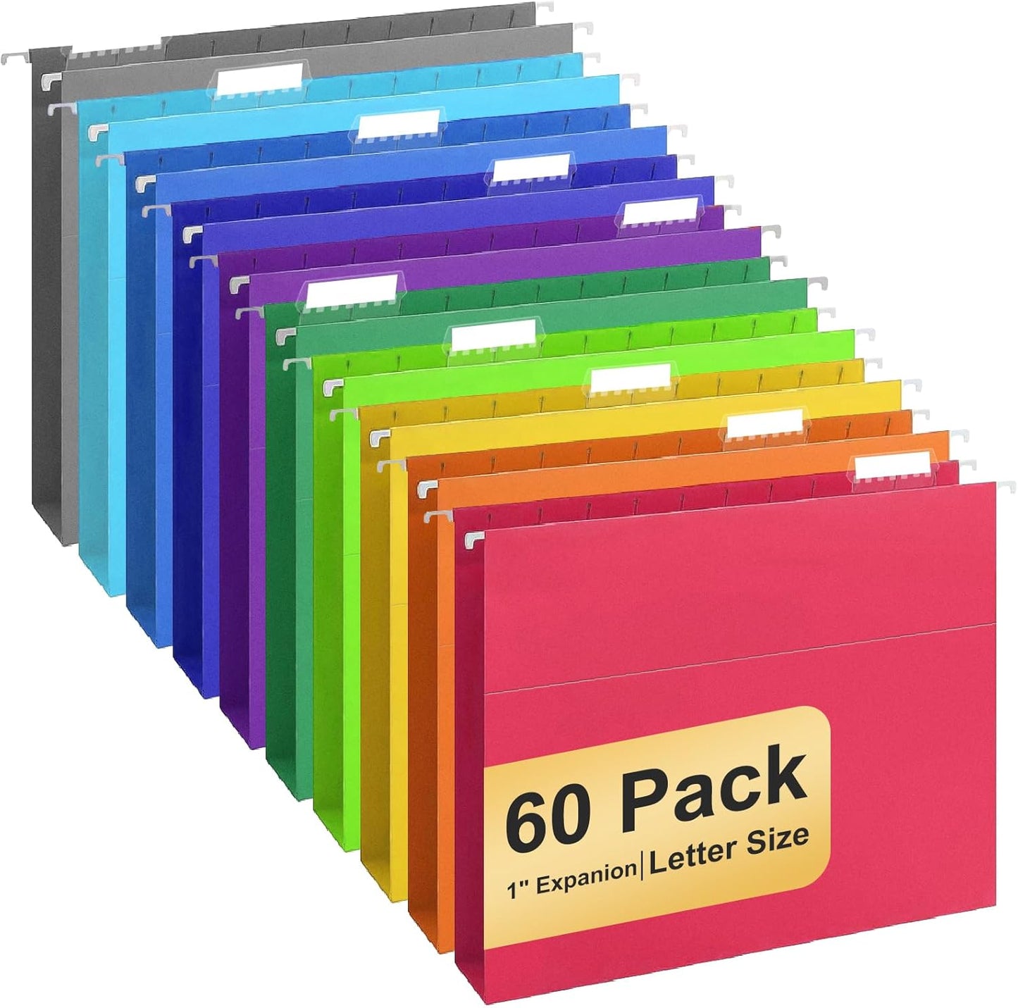 YOPCDJ Hanging File Folders for Organized Home and Office