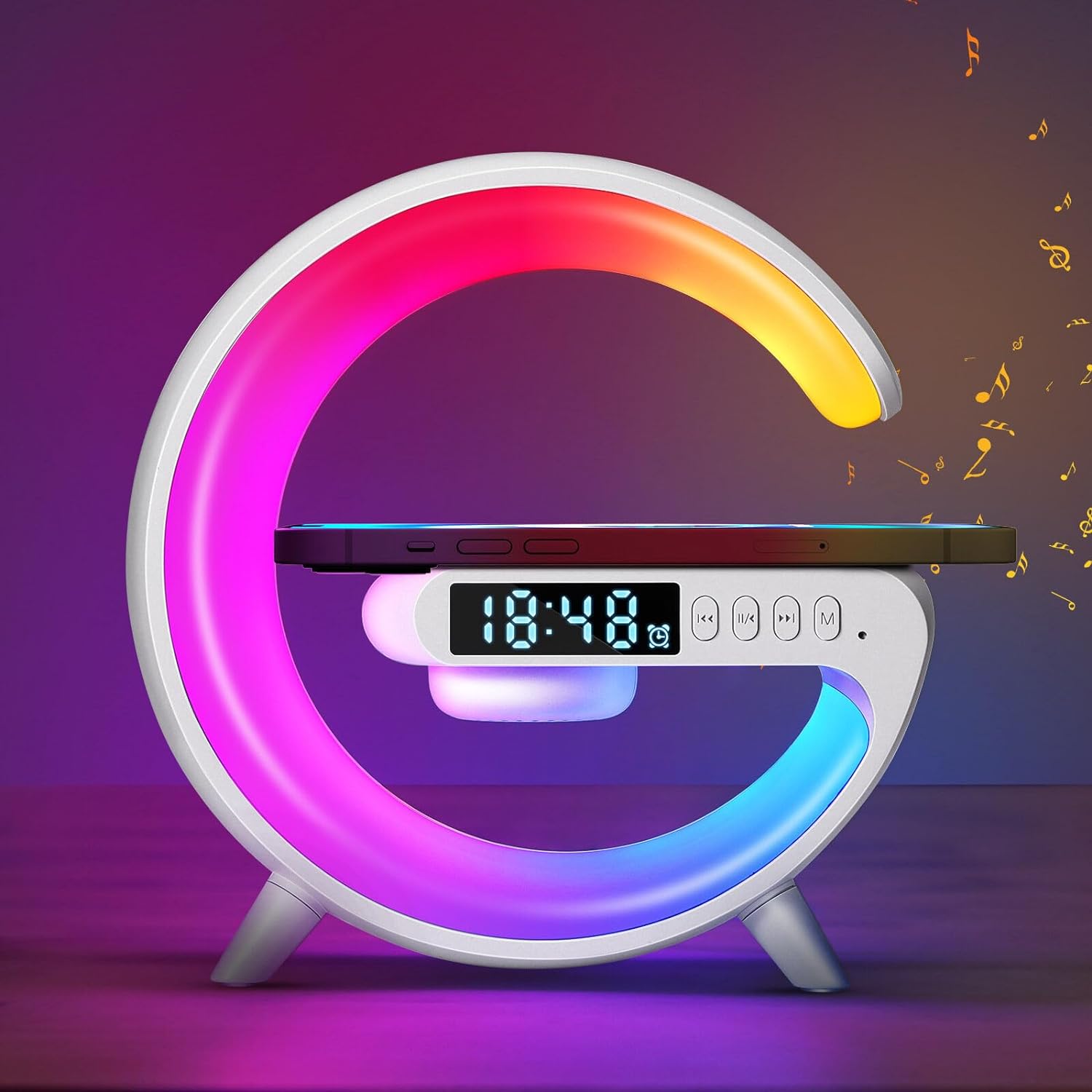 Bluetooth Speaker Alarm Clock Lamp - 2025 New!