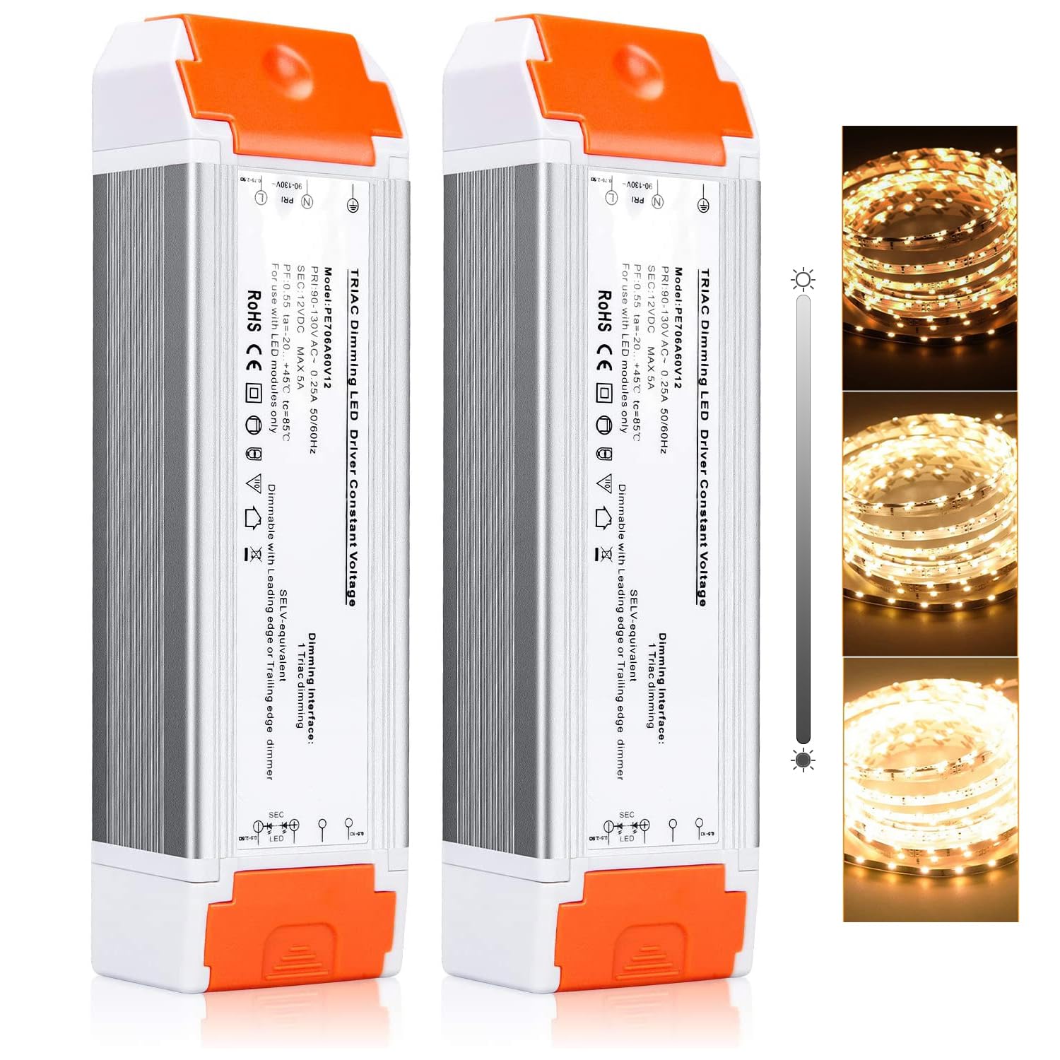 LEDMO LED Driver 60W 12V DC for Dimmable LED Lighting Needs