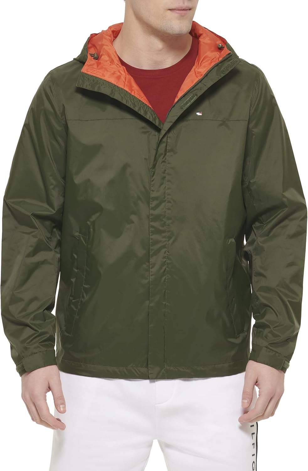 Tommy Hilfiger Men's Lightweight Waterproof Hooded Jacket Review