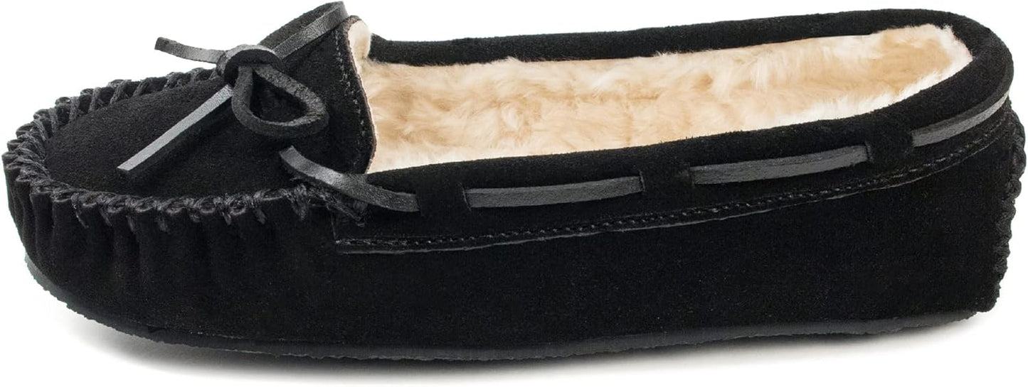 Minnetonka Women's Cally Moccasin Slipper for Cozy Comfort