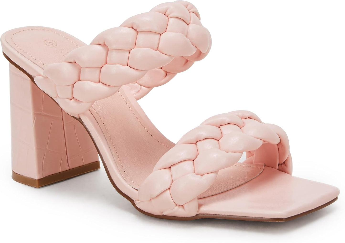 Stylish Braided Heels Sandals for Women - Summer Dressy Footwear