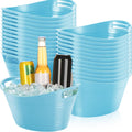 Norme 24 Pcs Oval Storage Tub 4.5L Ice Buckets - Party Beverage Cooler