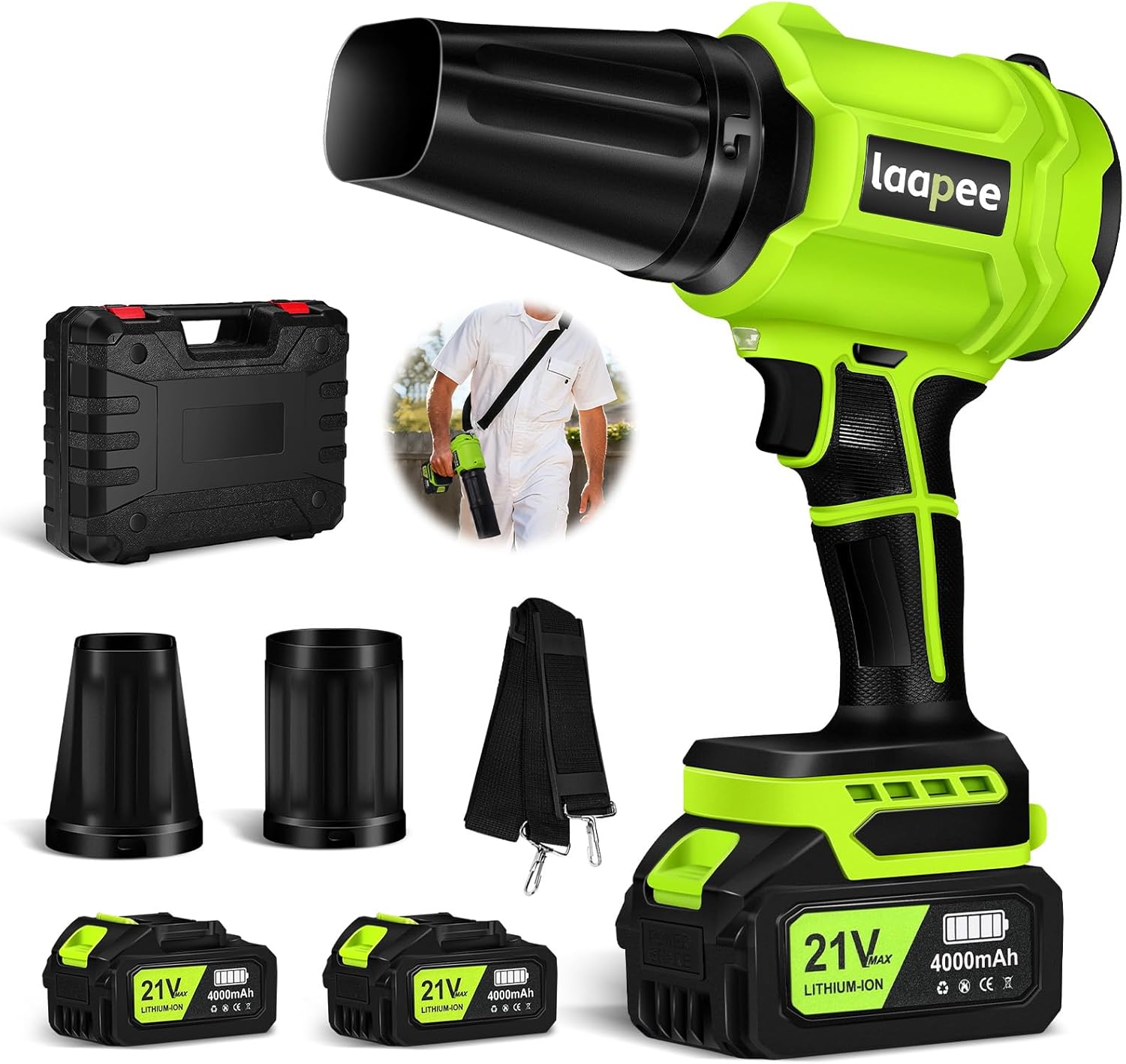 Cordless Leaf Blower with Brushless Motor for Lawn Care