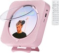CD Player Portable Bluetooth Desktop CD Player for Home - Mini Pink