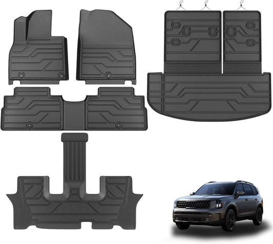 KARPAL Floor Mats for Kia Telluride 2020-2025, Custom Fit