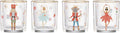 Lenox Nutcracker Ballet Double Old Fashioned Glasses Set of 4