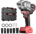 Cordless Impact Wrench 1/2 inch for Milwaukee 18V Battery Power