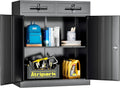 Metal Garage Storage Cabinet 36 x 16 x 32 in - Lockable Steel Cabinet