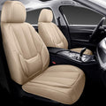 Coverado Car Seat Covers Full Set - Luxury Beige NAPPA Leather