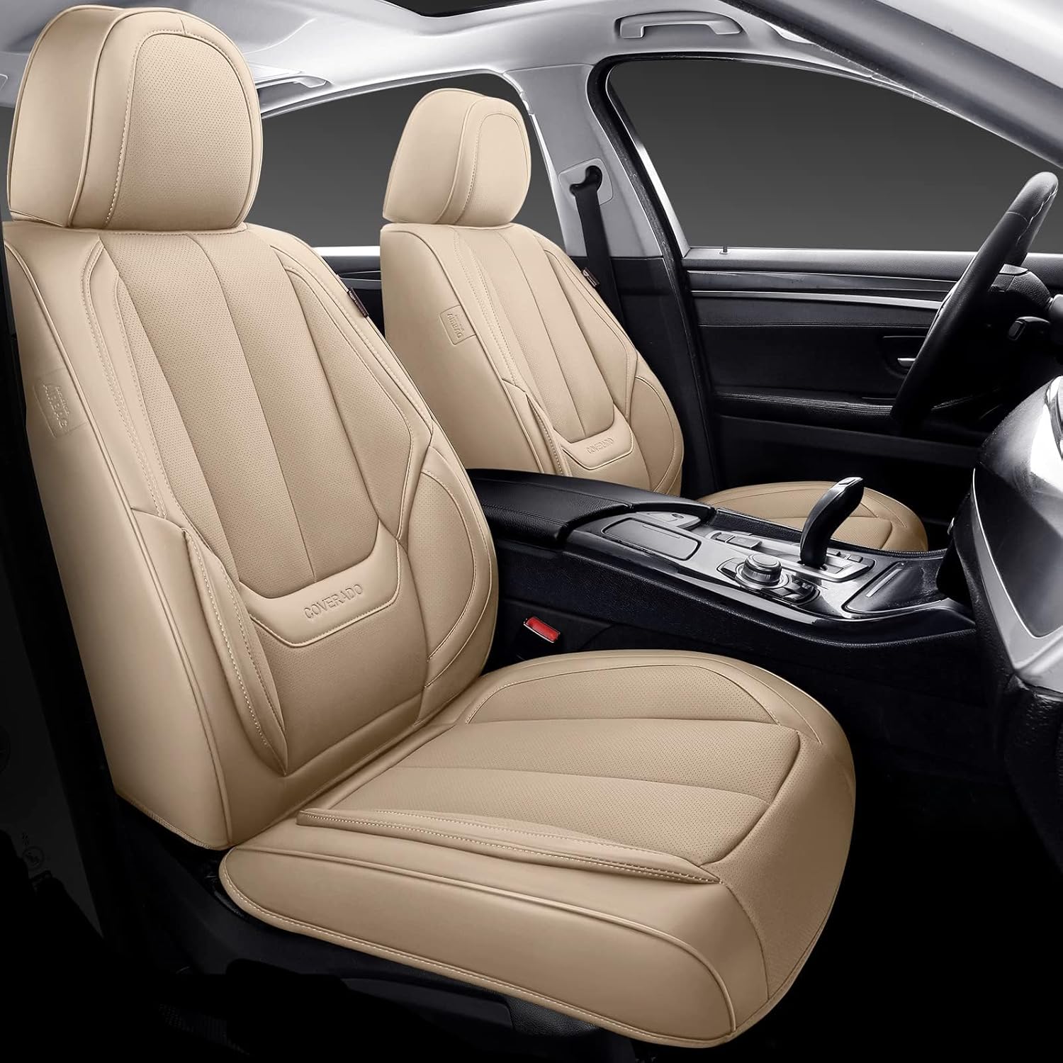 Coverado Car Seat Covers Full Set for Stylish Protection