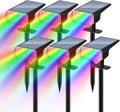 RGB Solar Lights for Outdoor: Multicolor Spot Lights for Garden