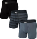 SAXX Underwear Co. Men's Ultra Super Soft Boxer Briefs 3 Pack
