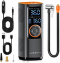 AUDEETO Portable Air Compressor: 5X Faster Inflation, Cordless & Powerful