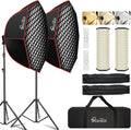 Softbox Photography Lighting Kit 37ft Octagon Softbox - Bright